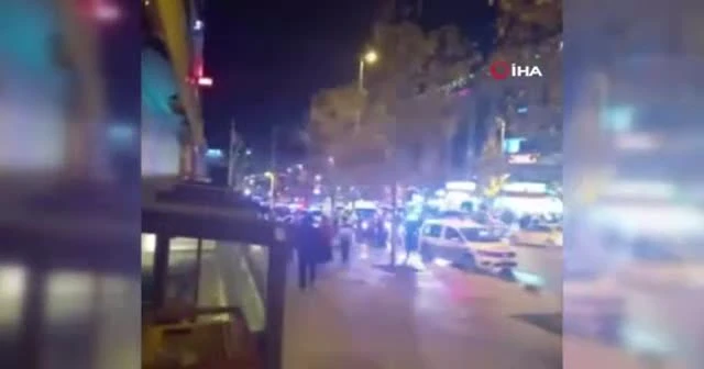 Hasta taşıyan ambulansın şoförünü darp ettiler