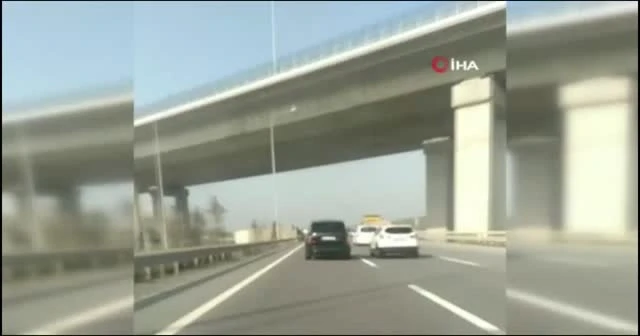 Havalimanı yolunu piste çevirdiler