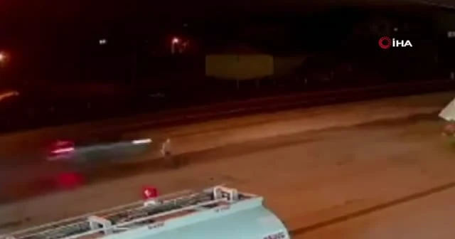Karşıya geçmek isterken ölüme gitti