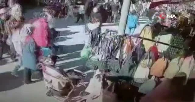 Küçük çocuğa hırsızlık yaptırdı
