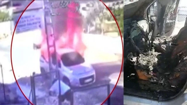 O anlar kamerada! Annenin dikkati çocuğunu yanmaktan kurtardı