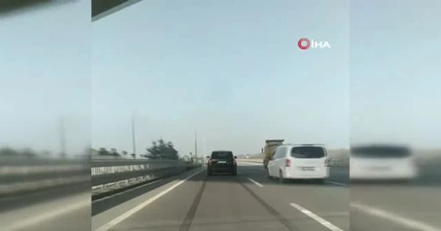 Otoyolu kapatıp yarış yapan maganda ünlü futbolcu çıktı