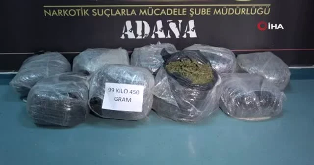 Sebze kasasına saklanan uyuşturucu polisin gözünden kaçmadı