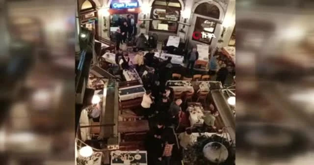 Tarihi Çiçek Pasajı'nda pompalı tüfekle rehine paniği