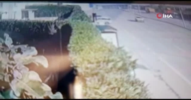 Tuzla'da feci kaza kamerada