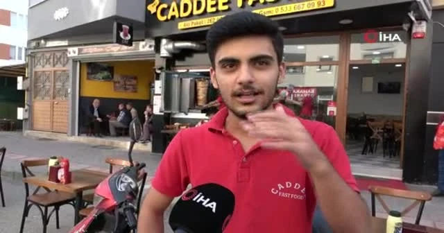 Yaşlı adamdan iç ısıtan davranış: Kendisine çarpan motosikletliye sarıldı