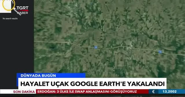 ABD’nin 2 milyar dolar değerindeki hayalet uçağı Google Earth’e yakalandı