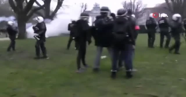 Belçika’daki protestolarda gözaltı sayısı 55’e yükseldi