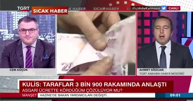 TGRT Haber asgari ücrette kulis bilgisine ulaştı!