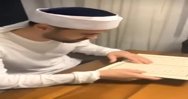 Ahmet Çalık’ın Kur’an-ı Kerim okuduğu anlar yürek dağladı