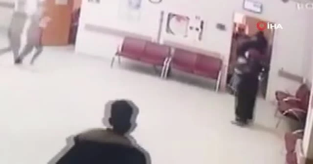 Doktora tekme tokatlı saldırı kamerada
