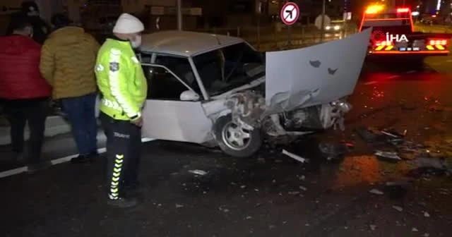 Kafası kanlar içinde kalan sürücü, yarasını unutup arabası ve ehliyetini sordu