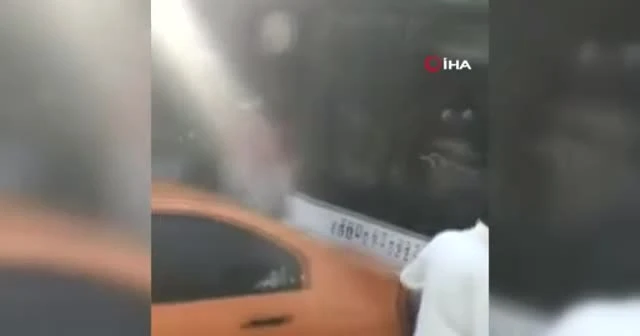 Kaza yapan taksici bomba ile tehdit etti