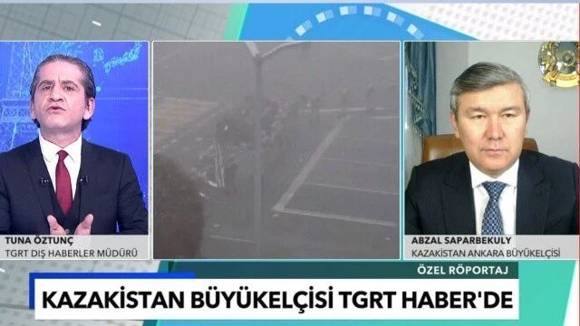 Kazakistan Ankara Büyükelçisi Abzal Saparbekuly TGRT Haber'de konuştu