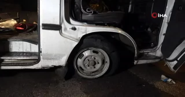 Makasla çalıştırıp çaldıkları kamyonetle şehit turu attılar