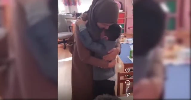 Minik öğrencinin doğum gününde annesine minneti viral oldu