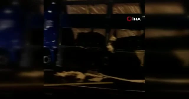 Tır şoförü yanarak can verdi
