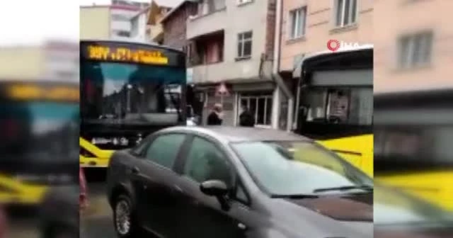 Trafik magandası İETT şoförüne saldırıp tabancayla tehdit etti