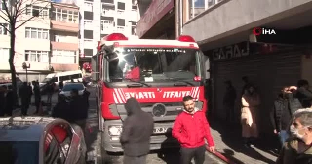 Yangın ve patlama anı kamerada