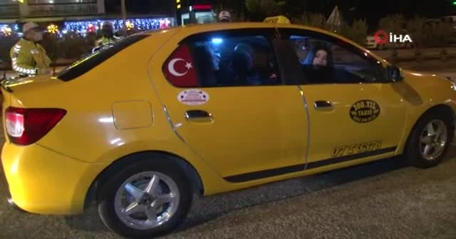 Yılbaşı gecesi polis, taksici ve müşteri çıkmazı
