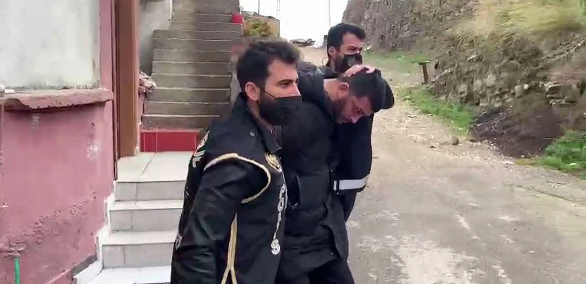 Seccad Yeşil'in yakalandığı anlar kamerada
