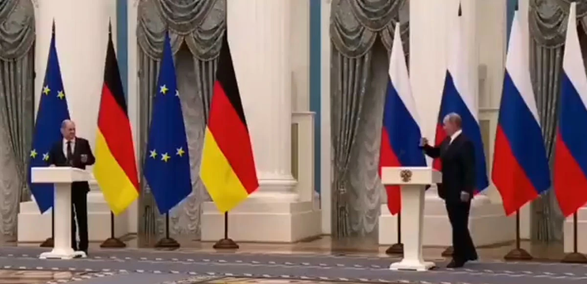 Putin, Macron'a yaptığını Almanya Başbakanı'na da yaptı