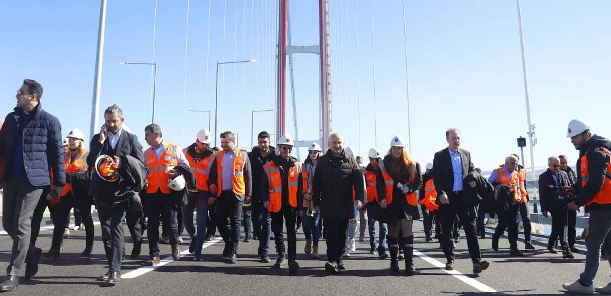 1915 Çanakkale Köprüsü çalışanlarına teşekkür