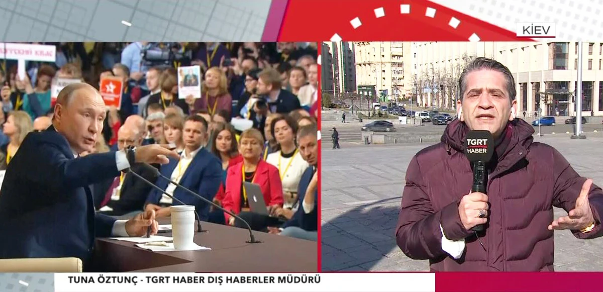 TGRT Haber Ukrayna'da! Savaş havası yok