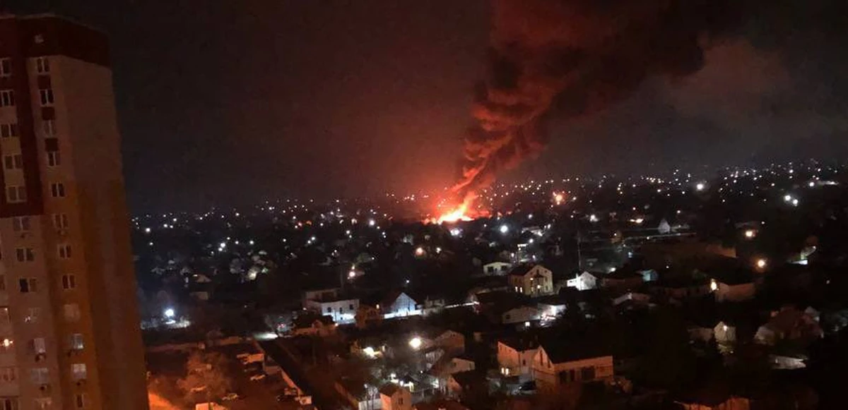 Kiev'de yerleşim yerlerinde patlama