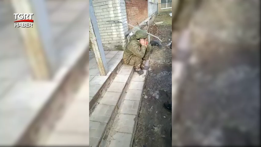 Ukraynalıların tepkisi Rus askeri ağlattı
