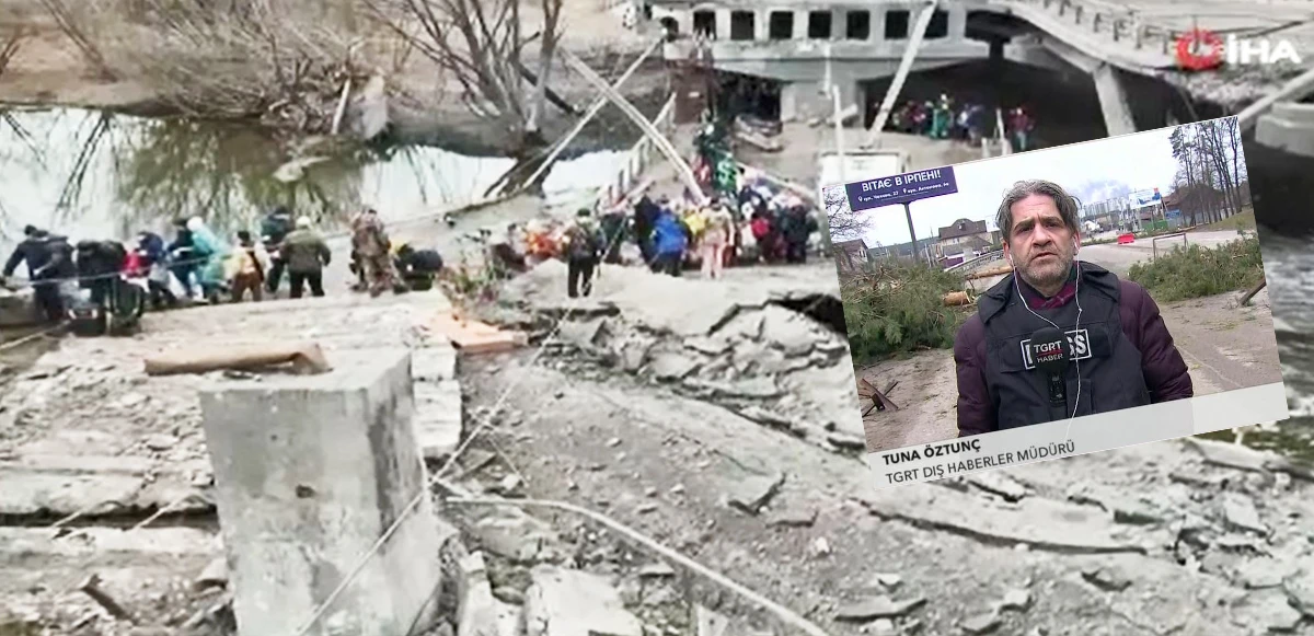 Ukrayna'da halk akın akın tahliye ediliyor! TGRT Haber o anları görüntüledi