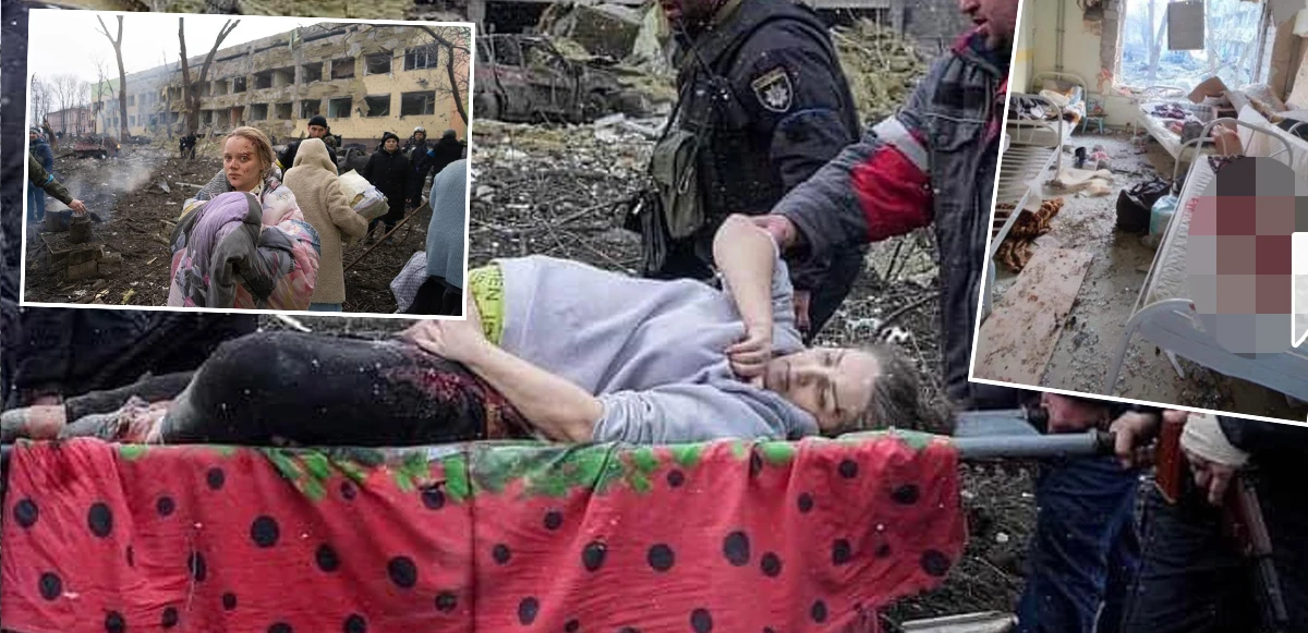 Rus ordusu sivilleri hedef aldı! Çocuk hastanesi bombalandı