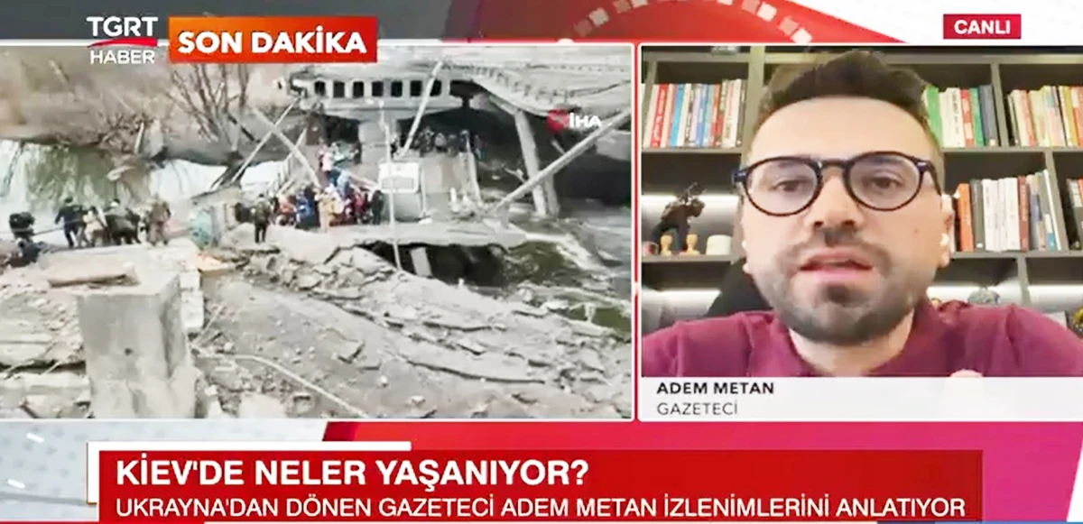 Rus saldırısında ölümden kıl payı kurtulan gazeteci o anları anlattı!