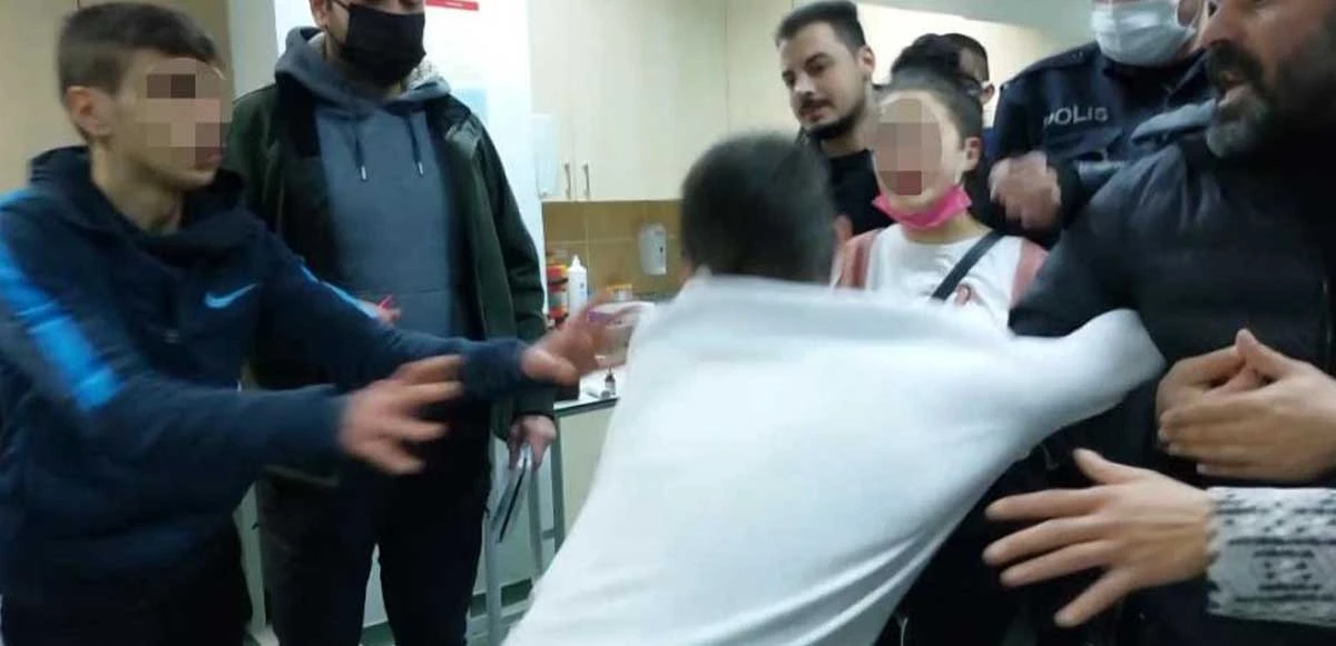 Hastaneden kaçmak istedi, ortalığı birbirine kattı