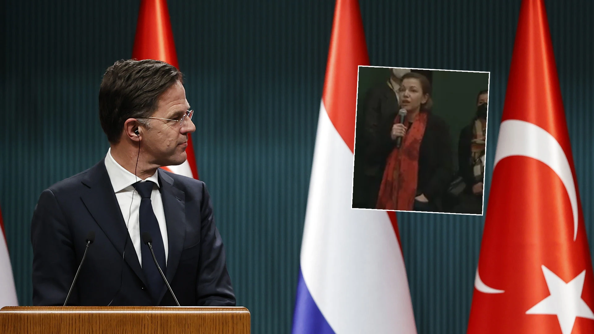 Hollandalı gazetecinin eli cebinde soru sorması damga vurdu