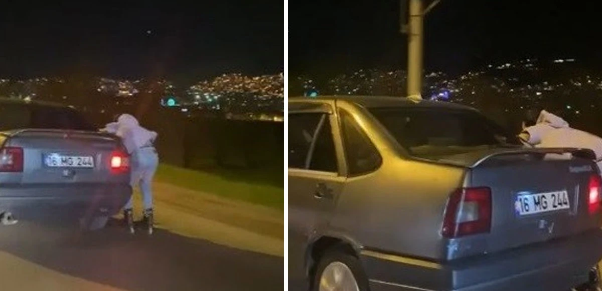 Patenli 'ölüm' yolcuğu kamerada: Otomobil trafikten men edildi