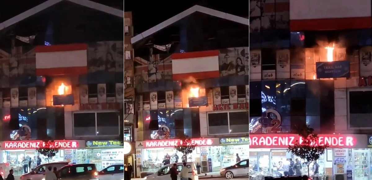 Cinayet zanlısının barını alev alev kundakladılar