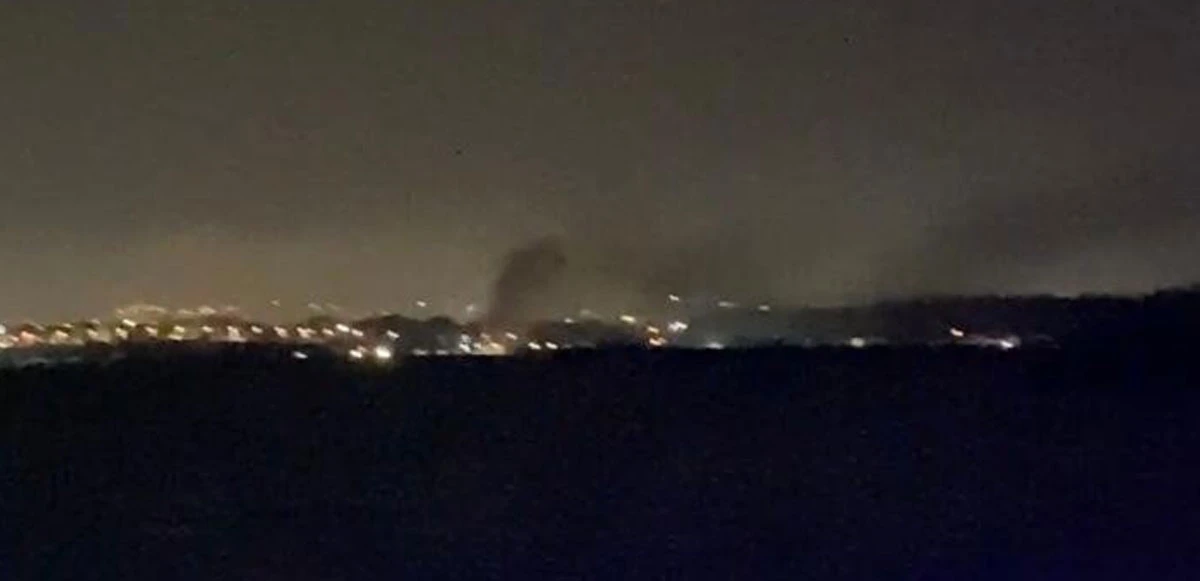Tuzla Piyade Okulu'nda önce patlama sonra yangın