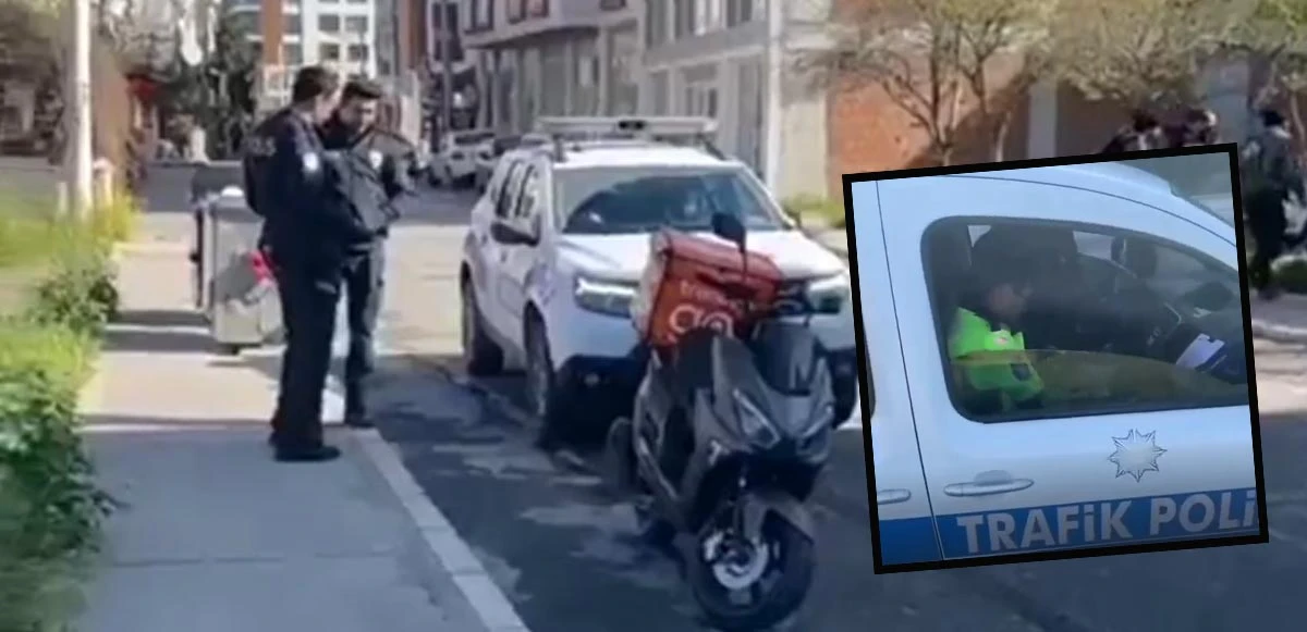 Polisle motokuryenin diyaloğu gündem oldu