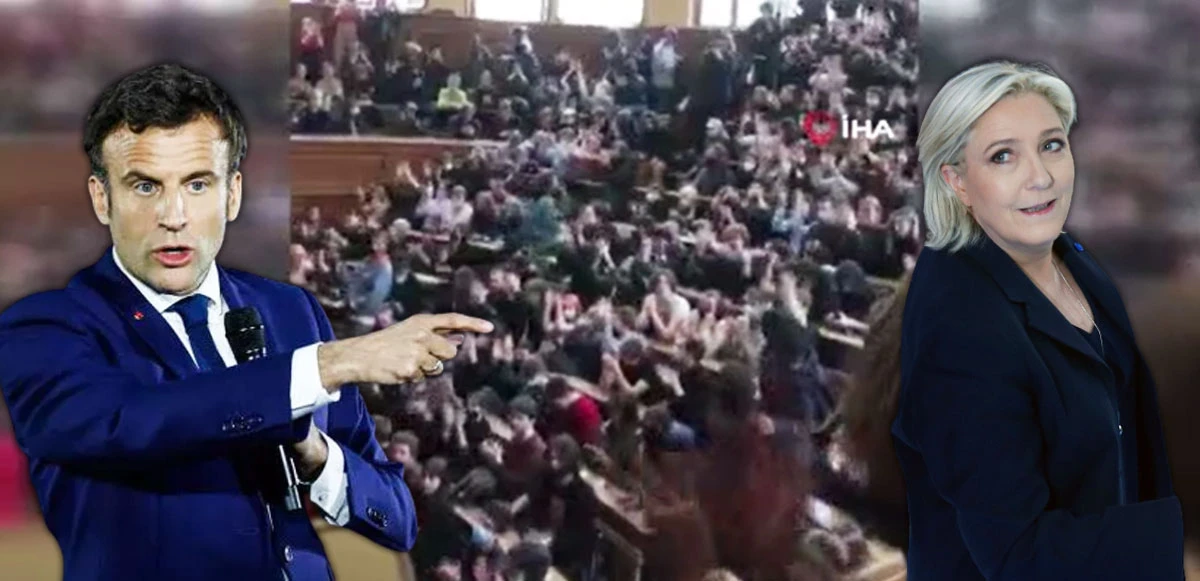"Macron-Le Pen" protestosu