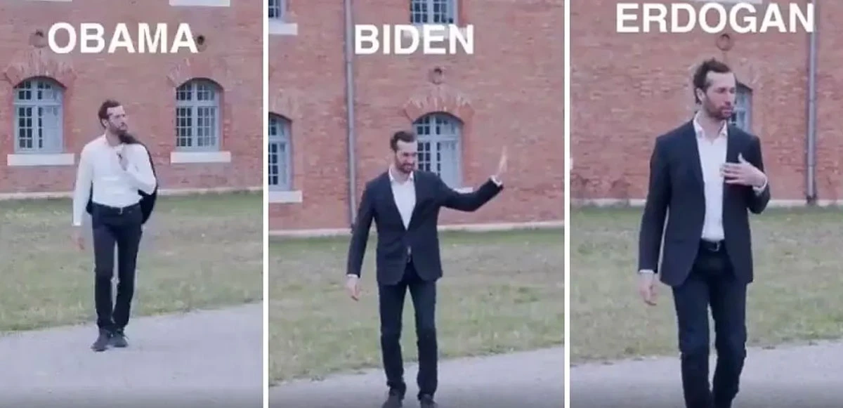 Komedyen Leonhardsberger ülke liderlerinin yürüyüşlerini taklit etti