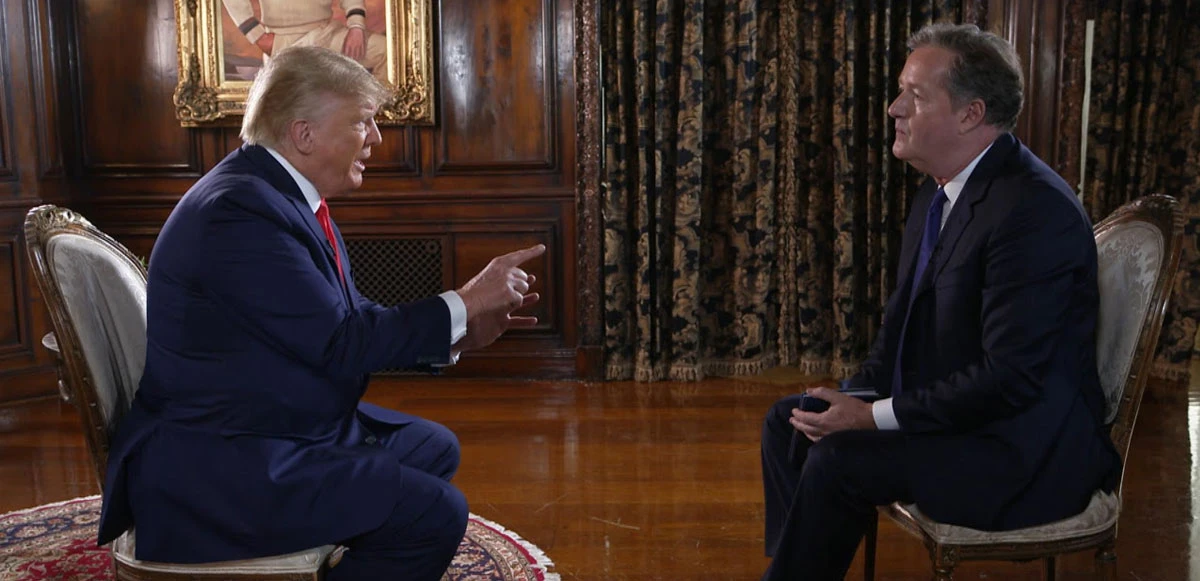 Donald Trump sunucuya hakaret edip programı terk etti