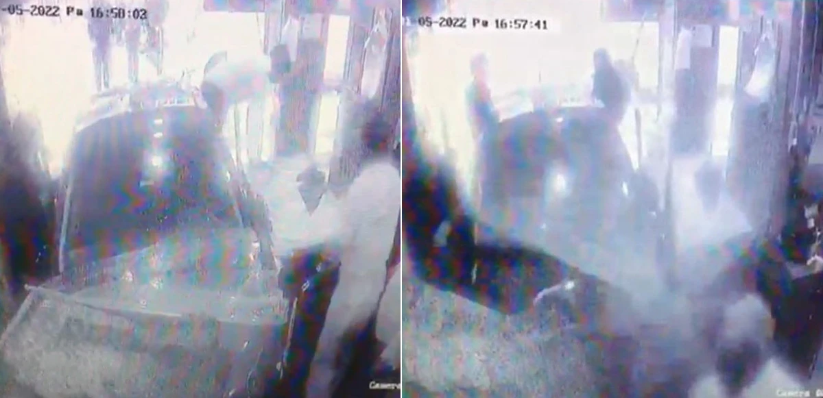 Ehliyetsiz sürücü fırını savaş alanına çevirdi