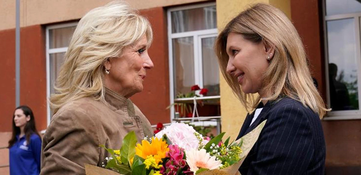 Jill Biden Ukrayna'ya gitti