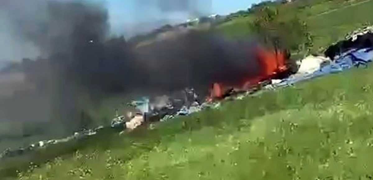 Yangına müdahale etmek isterken feci şekilde yandı