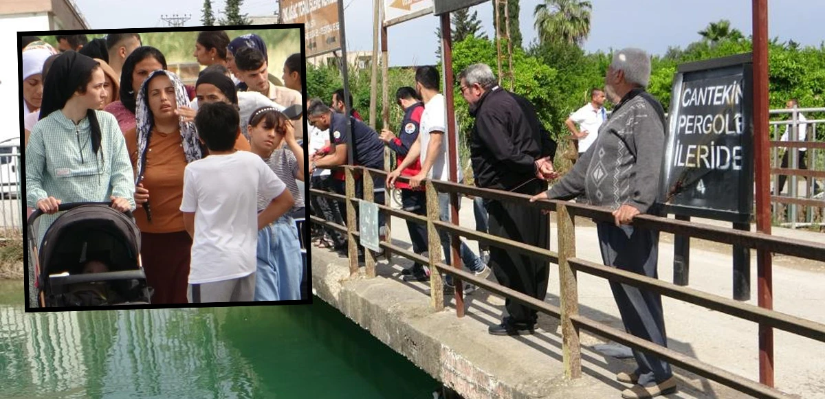 Bir annenin acı bekleyişi! Kanala düşen çocuk son anda kurtarıldı