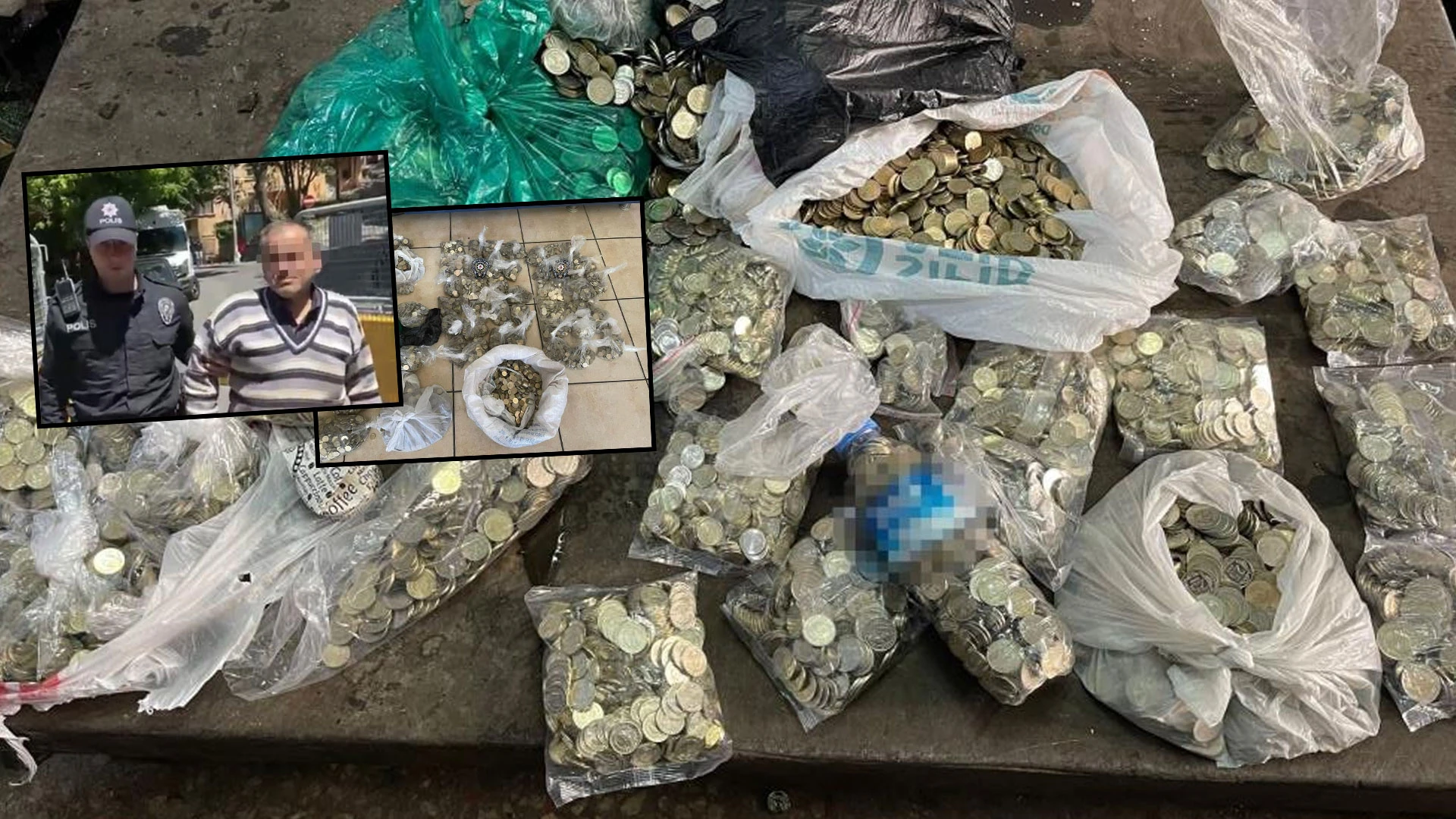 Tedavüldeki bozuk paraları kiloyla hurdacıya sattı! Böyle daha çok para ediyor