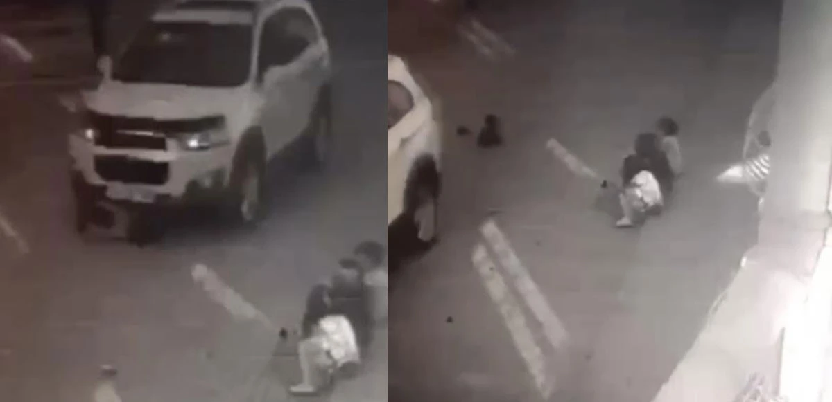 Üstünden cip geçti, burnu bile kanamadı