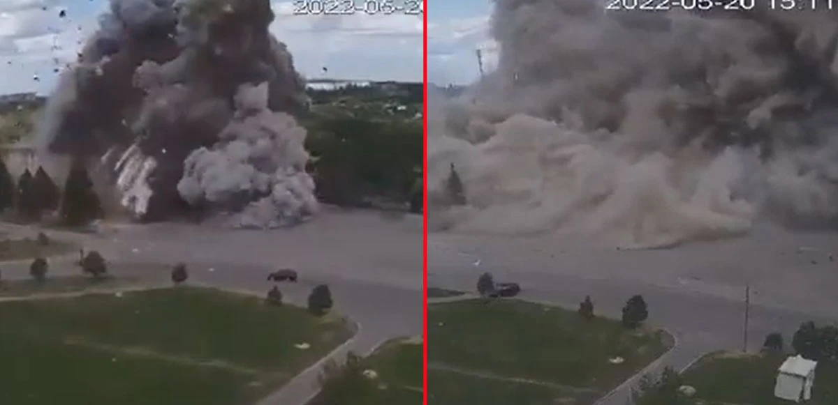Rusya sivillerin bulunduğu binayı havaya uçurdu!