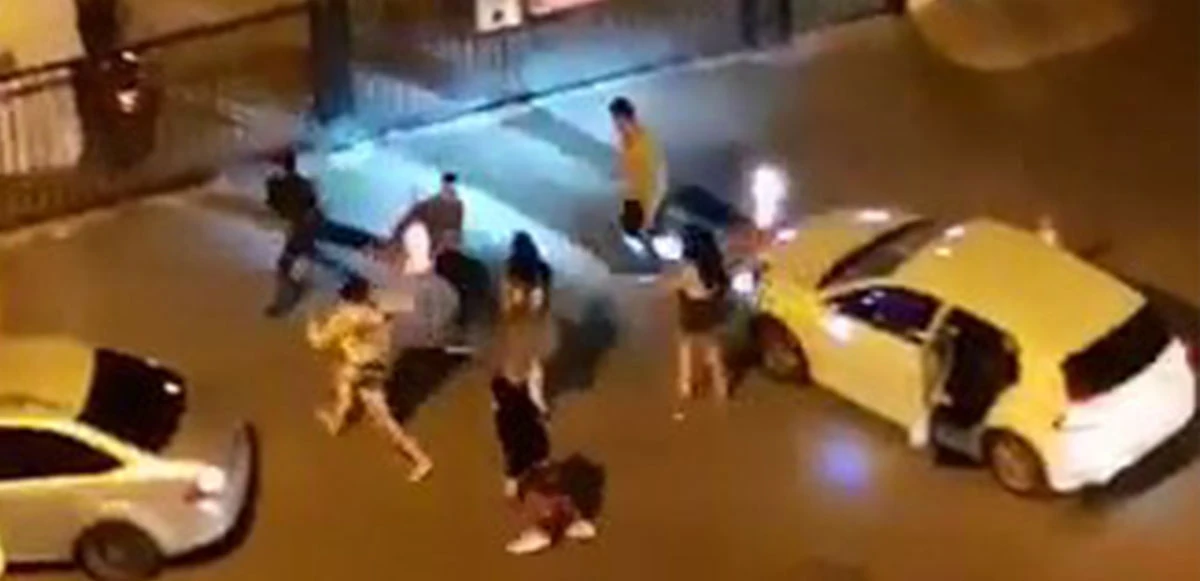 Esenyurt'ta kimlik soran polislere park dubasıyla saldırdılar